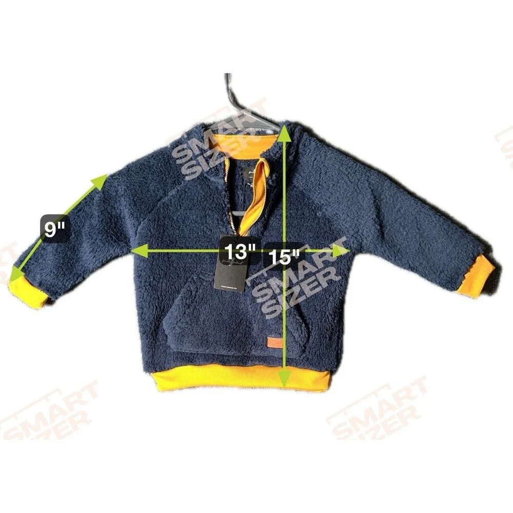 7 For All Mankind Baby Boys Full Zip Pocket Jacket in Blue 18 Months (0022)